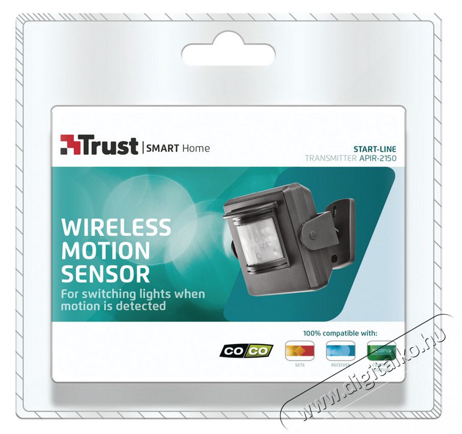 Trust APIR-2150 vezet&eacute;k n&eacute;lk&uuml;li k&uuml;lt&eacute;ri mozg&aacute;s&eacute;rz&eacute;kelő (71091) H&aacute;ztart&aacute;s / Otthon / K&uuml;lt&eacute;r - Biztons&aacute;gtechnika - Mozg&aacute;s&eacute;rz&eacute;kelő - 318169