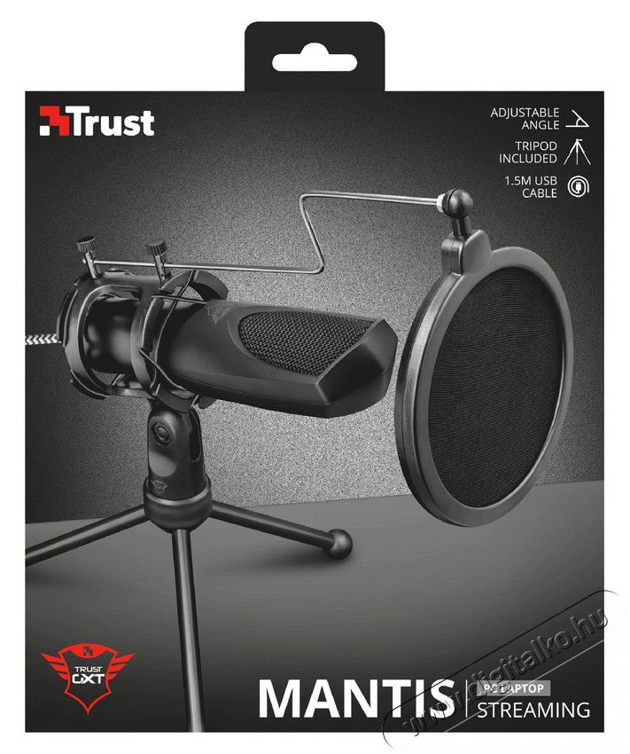 Trust GXT 232 Mantis Streaming USB gamer mikrofon Iroda &eacute;s sz&aacute;m&iacute;t&aacute;stechnika - Egy&eacute;b sz&aacute;m&iacute;t&aacute;stechnikai term&eacute;k - 368527