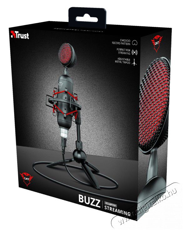 Trust GXT 244 Buzz Streaming USB gamer mikrofon Iroda &eacute;s sz&aacute;m&iacute;t&aacute;stechnika - Egy&eacute;b sz&aacute;m&iacute;t&aacute;stechnikai term&eacute;k - 368601