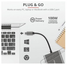 Trust Dalyx 3in1 USB-C adapter Iroda &eacute;s sz&aacute;m&iacute;t&aacute;stechnika - Notebook kieg&eacute;sz&iacute;tő - USB hub / eloszt&oacute; - 379947