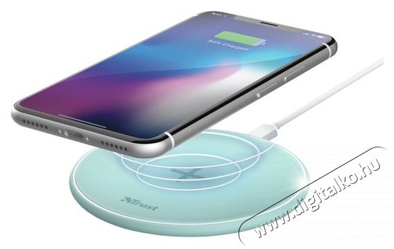Trust Qylo Fast QI 7.5/10W -wireless t&uuml;rkiz t&ouml;ltő Mobil / Kommunik&aacute;ci&oacute; / Smart - Mobiltelefon kieg&eacute;sz&iacute;tő / tok - H&aacute;l&oacute;zati-, aut&oacute;s t&ouml;ltő - 385913