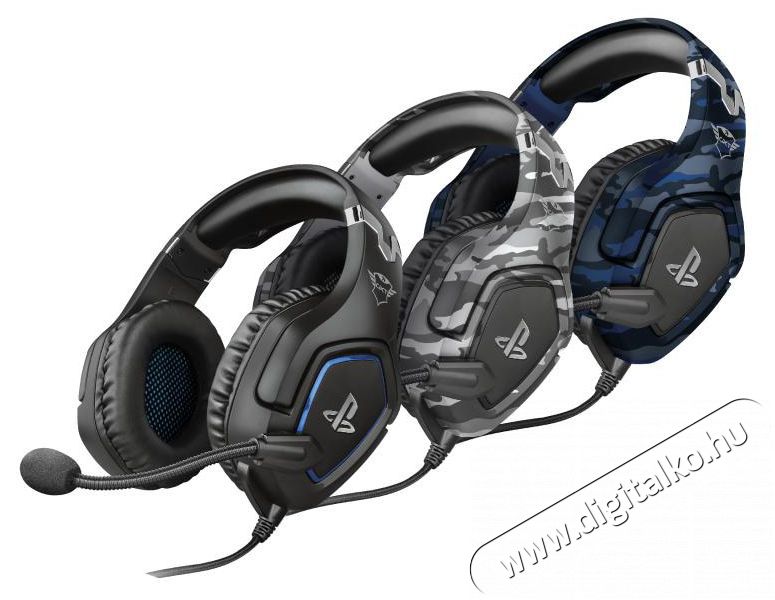 Trust GXT Forze-G PS4 gamer fejhallgat&oacute; - sz&uuml;rke Audio-Video / Hifi / Multim&eacute;dia - F&uuml;l &eacute;s Fejhallgat&oacute;k - Fejhallgat&oacute; mikrofonnal / headset - 379977