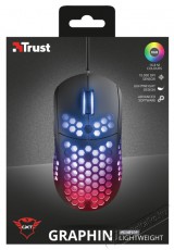 Trust Gaming GXT 960 Graphin Lightweight Mouse (23758)-USB Gaming Eg&eacute;r - Fekete Iroda &eacute;s sz&aacute;m&iacute;t&aacute;stechnika - Eg&eacute;r - Vezet&eacute;kes eg&eacute;r - 401263