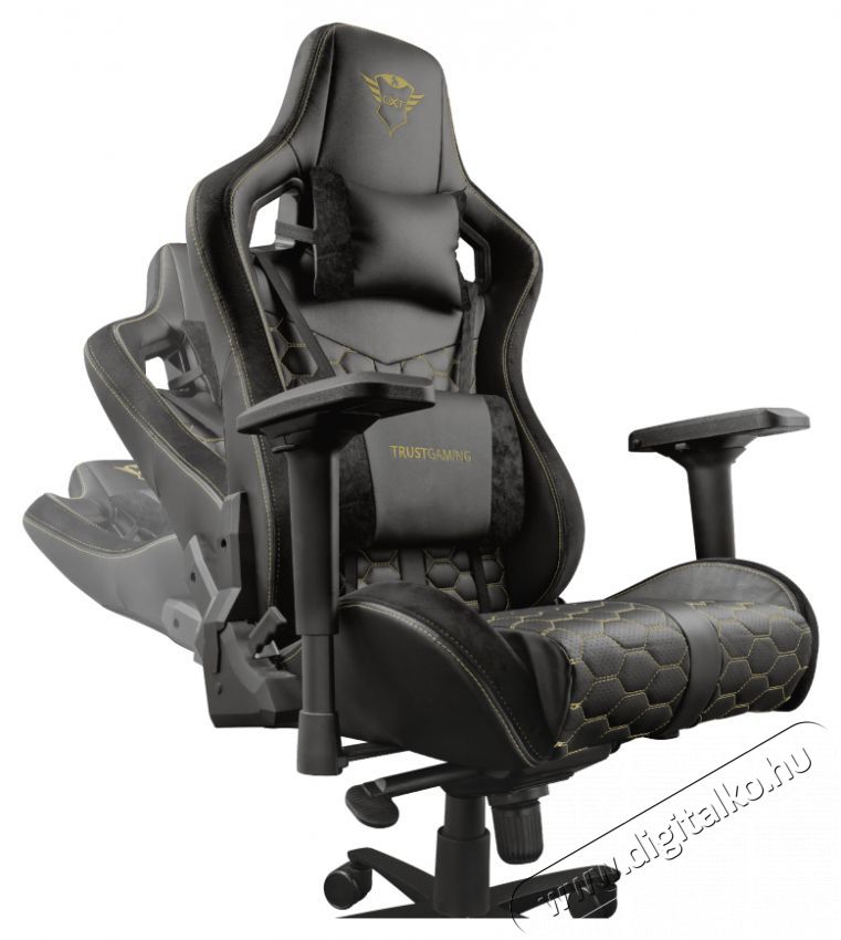 Trust GXT 712 Resto Pro fekete gamer sz&eacute;k Iroda &eacute;s sz&aacute;m&iacute;t&aacute;stechnika - Egy&eacute;b sz&aacute;m&iacute;t&aacute;stechnikai term&eacute;k - 387625