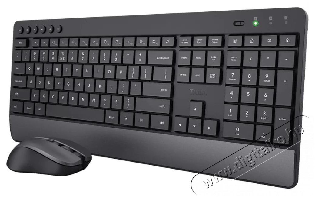 Trust TREZO WIRELESS DESKSET ECO HU - 24919 Iroda &eacute;s sz&aacute;m&iacute;t&aacute;stechnika - Billentyűzet / billentyűzet szett - Vezet&eacute;k n&eacute;lk&uuml;li - 410317