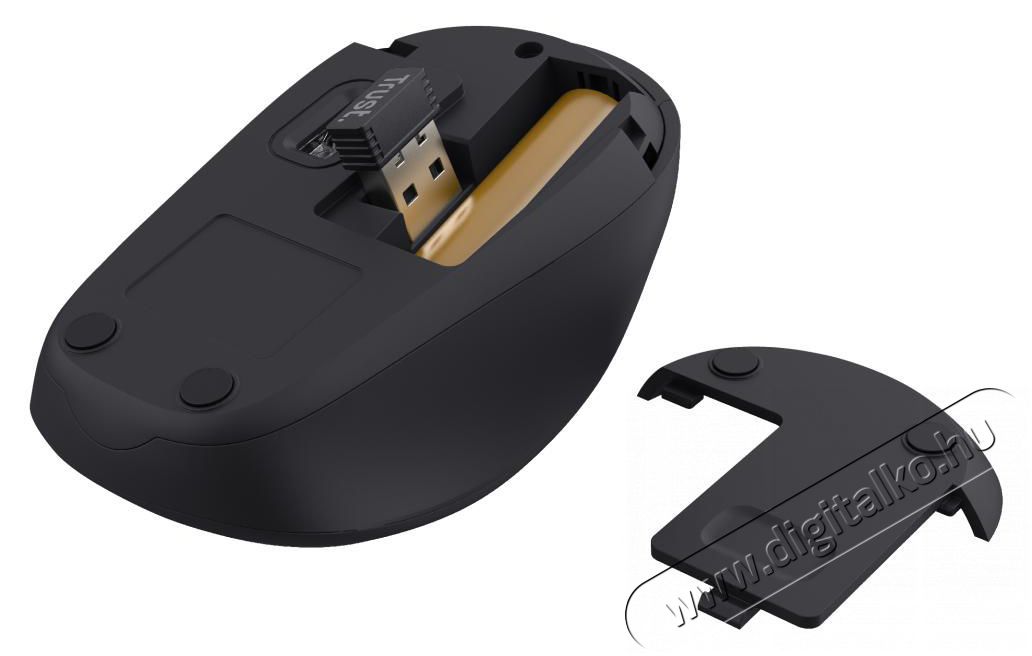 Trust YVI+ WIRELESS MOUSE ECO BLUE - 24551 Iroda &eacute;s sz&aacute;m&iacute;t&aacute;stechnika - Eg&eacute;r - Vezet&eacute;k n&eacute;lk&uuml;li eg&eacute;r - 410318