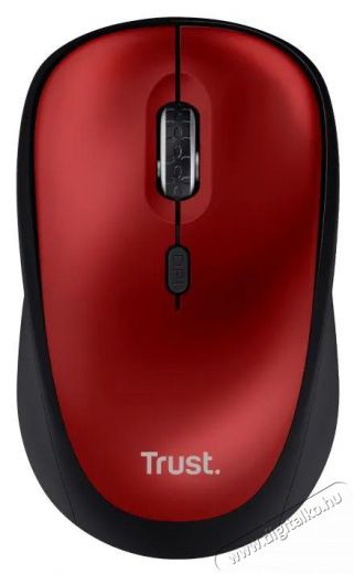 Trust YVI+ WIRELESS MOUSE ECO RED eg&eacute;r Iroda &eacute;s sz&aacute;m&iacute;t&aacute;stechnika - Eg&eacute;r - Vezet&eacute;kes eg&eacute;r - 410319
