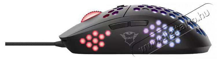 Trust Gaming GXT 960 Graphin Lightweight Mouse (23758)-USB Gaming Eg&eacute;r - Fekete Iroda &eacute;s sz&aacute;m&iacute;t&aacute;stechnika - Eg&eacute;r - Vezet&eacute;kes eg&eacute;r - 401263
