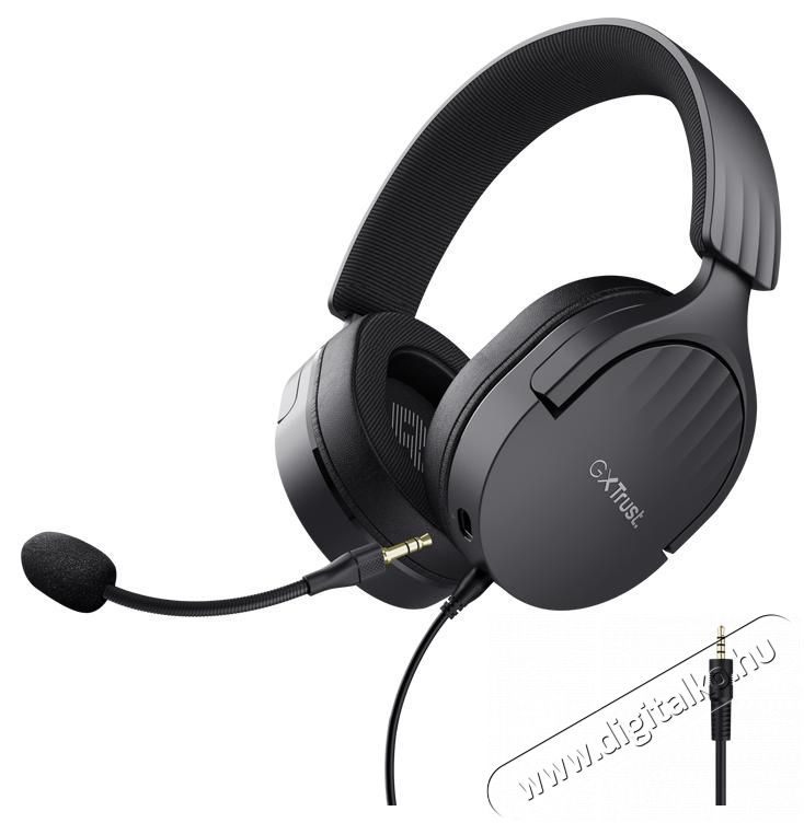 Trust GXT 489 Fayzo vezet&eacute;kes fejhallgat&oacute; mikrofonnal - 24898 Audio-Video / Hifi / Multim&eacute;dia - F&uuml;l &eacute;s Fejhallgat&oacute;k - Fejhallgat&oacute; mikrofonnal / headset - 495567