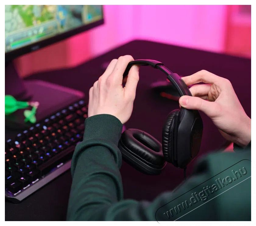 Trust GXT415 ZIROX HEADSET fekete Audio-Video / Hifi / Multim&eacute;dia - F&uuml;l &eacute;s Fejhallgat&oacute;k - Fejhallgat&oacute; mikrofonnal / headset - 503436