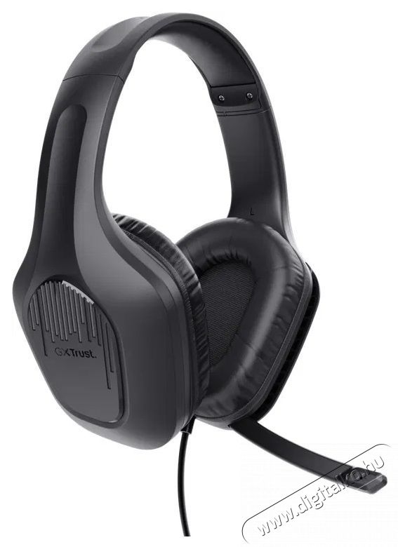 Trust GXT415 ZIROX HEADSET fekete Audio-Video / Hifi / Multim&eacute;dia - F&uuml;l &eacute;s Fejhallgat&oacute;k - Fejhallgat&oacute; mikrofonnal / headset - 503436