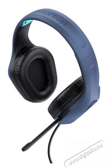 Trust GXT415B ZIROX HEADSET k&eacute;k Audio-Video / Hifi / Multim&eacute;dia - F&uuml;l &eacute;s Fejhallgat&oacute;k - Fejhallgat&oacute; mikrofonnal / headset - 510312