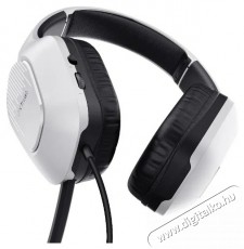 Trust GXT415W ZIROX HEADSET feh&eacute;r Audio-Video / Hifi / Multim&eacute;dia - F&uuml;l &eacute;s Fejhallgat&oacute;k - Fejhallgat&oacute; mikrofonnal / headset - 510309