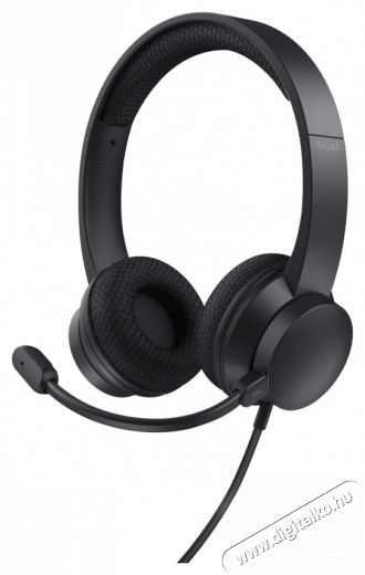 Trust Ayda USB-ENC PC vezet&eacute;kes fekete headset Audio-Video / Hifi / Multim&eacute;dia - F&uuml;l &eacute;s Fejhallgat&oacute;k - Fejhallgat&oacute; mikrofonnal / headset - 514854