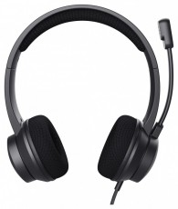 Trust Ayda USB-ENC PC vezet&eacute;kes fekete headset Audio-Video / Hifi / Multim&eacute;dia - F&uuml;l &eacute;s Fejhallgat&oacute;k - Fejhallgat&oacute; mikrofonnal / headset - 514854