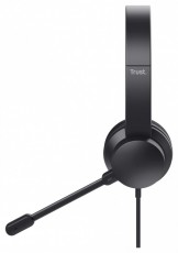 Trust Ayda USB-ENC PC vezet&eacute;kes fekete headset Audio-Video / Hifi / Multim&eacute;dia - F&uuml;l &eacute;s Fejhallgat&oacute;k - Fejhallgat&oacute; mikrofonnal / headset - 514854