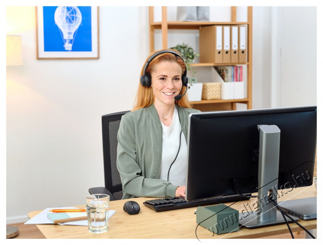 Trust Ayda USB-ENC PC vezet&eacute;kes fekete headset Audio-Video / Hifi / Multim&eacute;dia - F&uuml;l &eacute;s Fejhallgat&oacute;k - Fejhallgat&oacute; mikrofonnal / headset - 514854