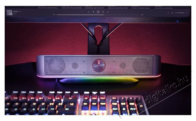 Trust GXT 619 Throne 2.0 RGB 12W gamer hangsug&aacute;rz&oacute; Audio-Video / Hifi / Multim&eacute;dia - Hangfal - Hangfalszett - Polc / &aacute;llv&aacute;nyos/ h&aacute;tt&eacute;r hangsug&aacute;rz&oacute; - 514866