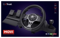 Trust GXT289 Movi fekete versenykorm&aacute;ny Iroda &eacute;s sz&aacute;m&iacute;t&aacute;stechnika - J&aacute;t&eacute;k konzol - Kieg&eacute;sz&iacute;tő - 514522