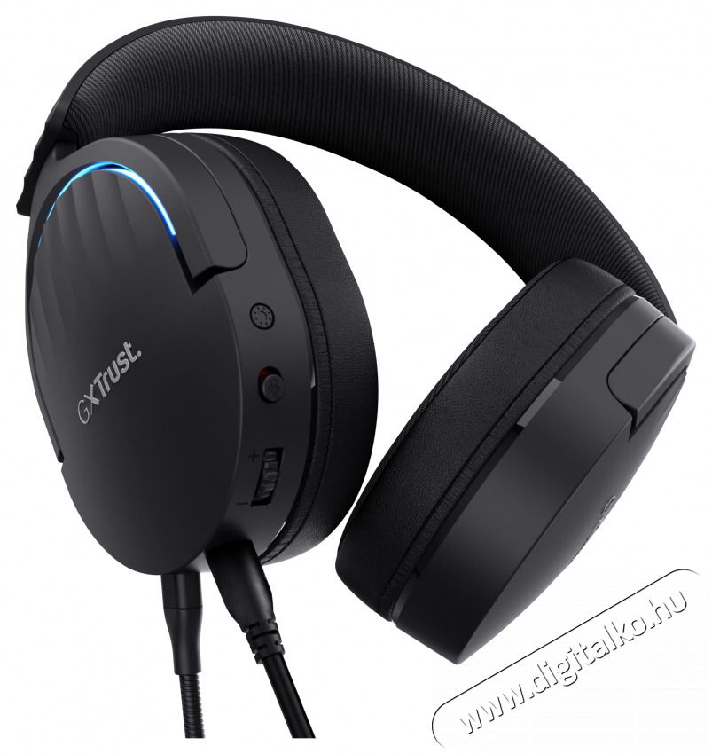 Trust GXT490 Fayzo 7.1 USB vezet&eacute;kes fekete gamer headset Audio-Video / Hifi / Multim&eacute;dia - F&uuml;l &eacute;s Fejhallgat&oacute;k - Fejhallgat&oacute; mikrofonnal / headset - 514844