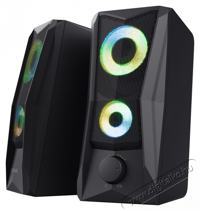 Trust GXT606B Javv RGB 2.0 hangsz&oacute;r&oacute; p&aacute;r Audio-Video / Hifi / Multim&eacute;dia - Hangfal - Hangfalszett - K&uuml;lt&eacute;ri hangsug&aacute;rz&oacute; - 514847