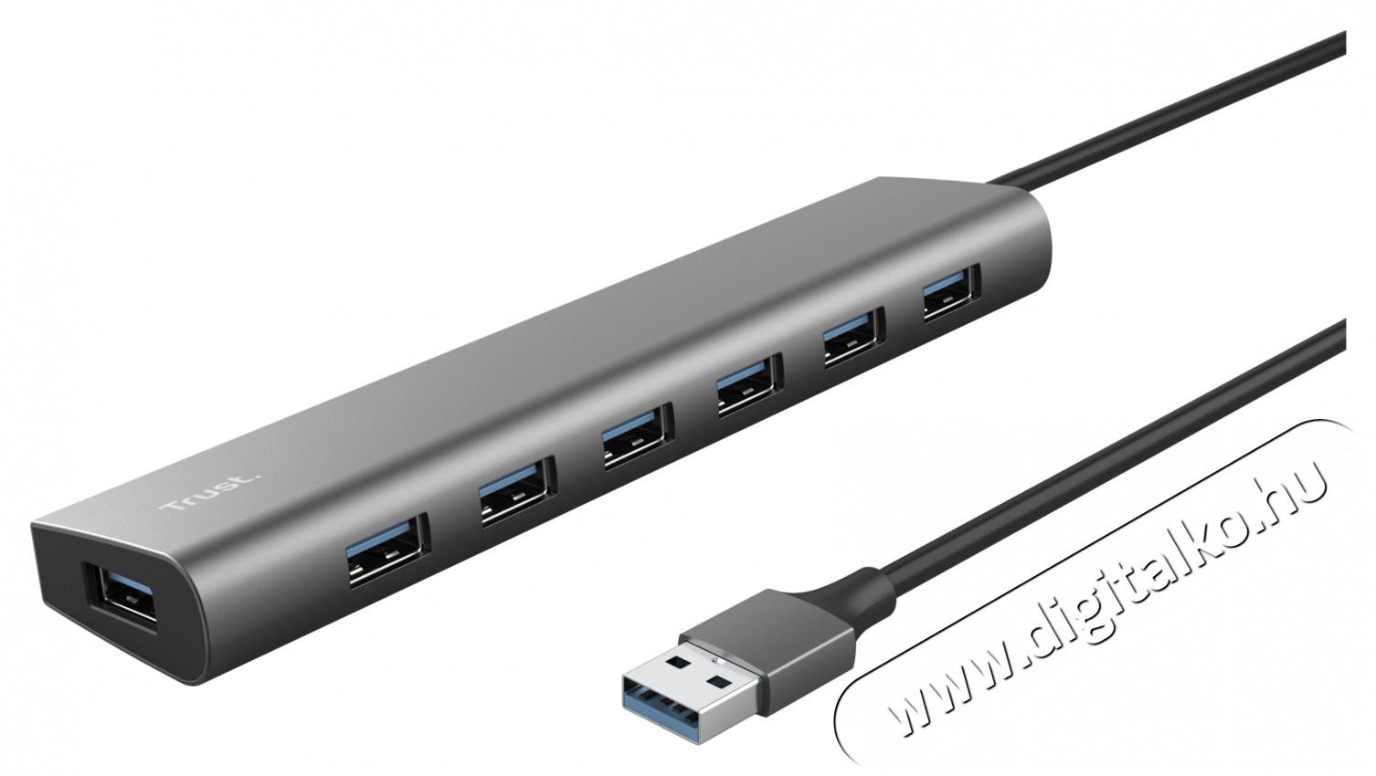 Trust Halyx 7 portos USB HUB Iroda &eacute;s sz&aacute;m&iacute;t&aacute;stechnika - Notebook kieg&eacute;sz&iacute;tő - USB hub / eloszt&oacute; - 514851