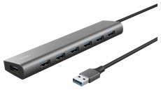 Trust Halyx 7 portos USB HUB Iroda &eacute;s sz&aacute;m&iacute;t&aacute;stechnika - Notebook kieg&eacute;sz&iacute;tő - USB hub / eloszt&oacute; - 514851