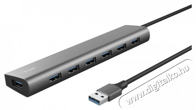 Trust Halyx 7 portos USB HUB Iroda &eacute;s sz&aacute;m&iacute;t&aacute;stechnika - Notebook kieg&eacute;sz&iacute;tő - USB hub / eloszt&oacute; - 514851