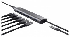 Trust Halyx 7 portos USB HUB Iroda &eacute;s sz&aacute;m&iacute;t&aacute;stechnika - Notebook kieg&eacute;sz&iacute;tő - USB hub / eloszt&oacute; - 514851