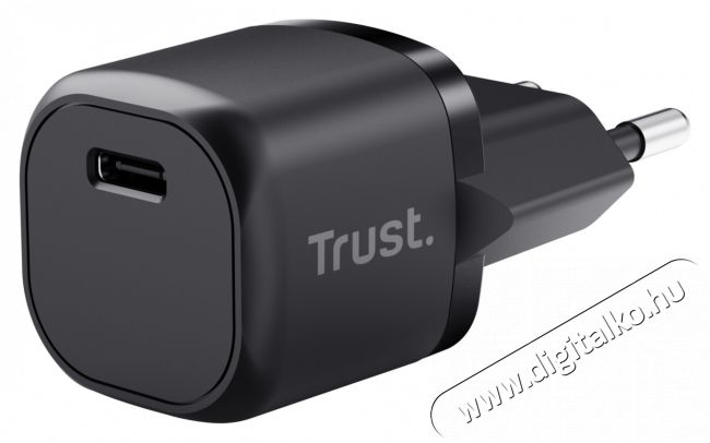Trust Maxo 20W USB-C fekete t&ouml;ltő adapter Mobil / Kommunik&aacute;ci&oacute; / Smart - Mobiltelefon kieg&eacute;sz&iacute;tő / tok - H&aacute;l&oacute;zati-, aut&oacute;s t&ouml;ltő - 514857