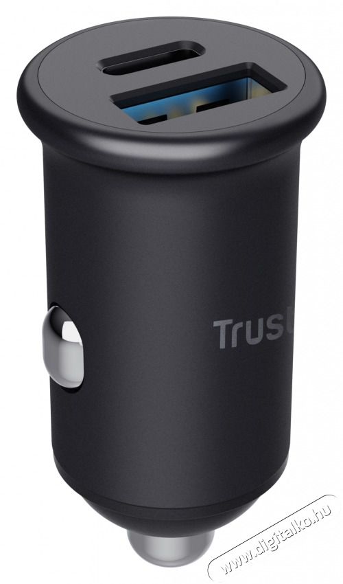 Trust Maxo 38W fekete aut&oacute;s t&ouml;ltő Aut&oacute;hifi / Aut&oacute; felszerel&eacute;s - Aut&oacute;s t&ouml;ltő / szivargy&uacute;jt&oacute; adapter - 514859