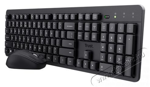 Trust Ody II HUN fekete vezet&eacute;k n&eacute;lk&uuml;li billentyűzet + eg&eacute;r Iroda &eacute;s sz&aacute;m&iacute;t&aacute;stechnika - Billentyűzet / billentyűzet szett - Vezet&eacute;k n&eacute;lk&uuml;li - 514868