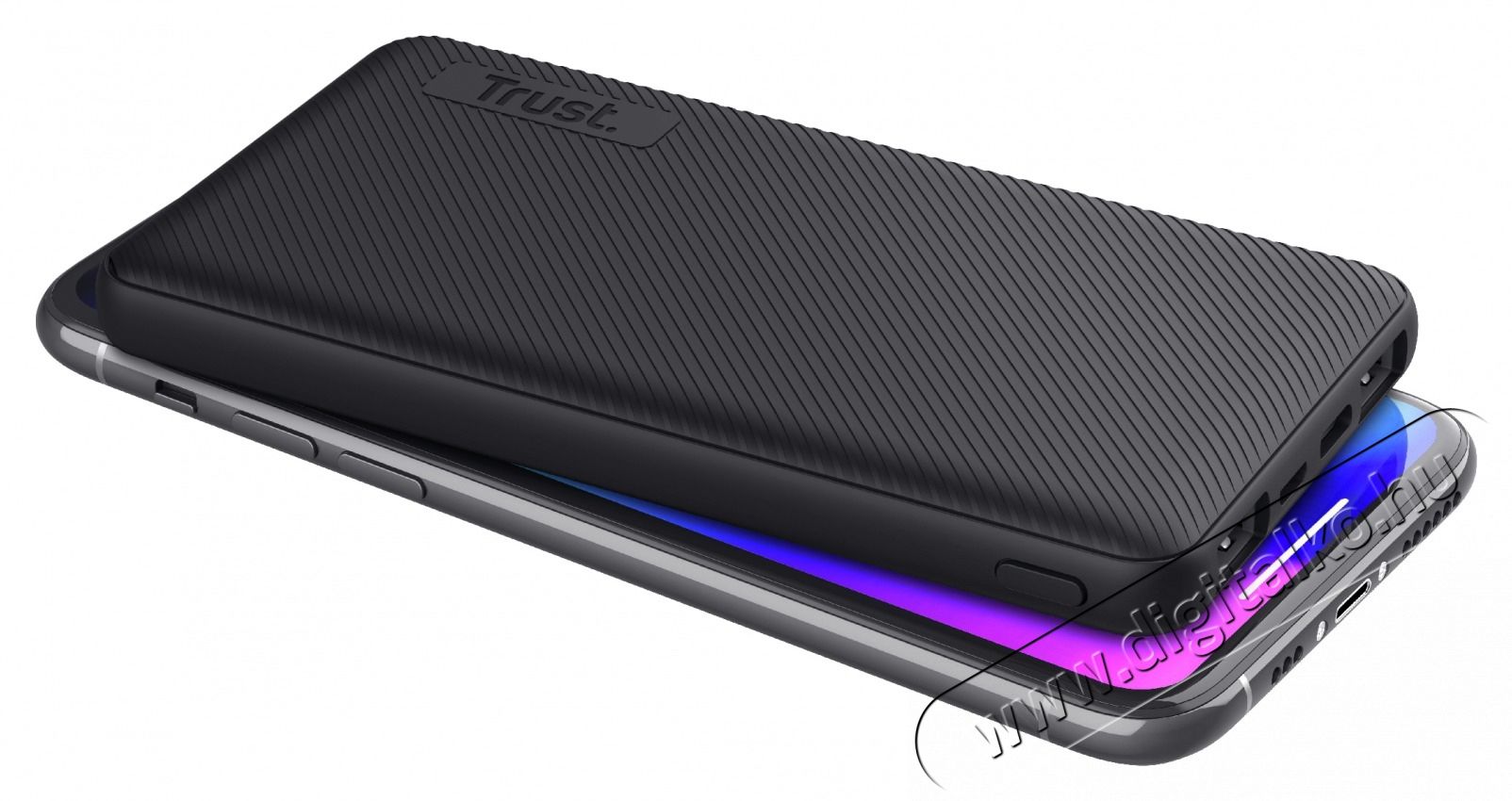 Trust Primo Eco 10000mAh fekete power bank Mobil / Kommunik&aacute;ci&oacute; / Smart - Powerbank / K&uuml;lső akkumul&aacute;tor &eacute;s t&ouml;ltő - 514838