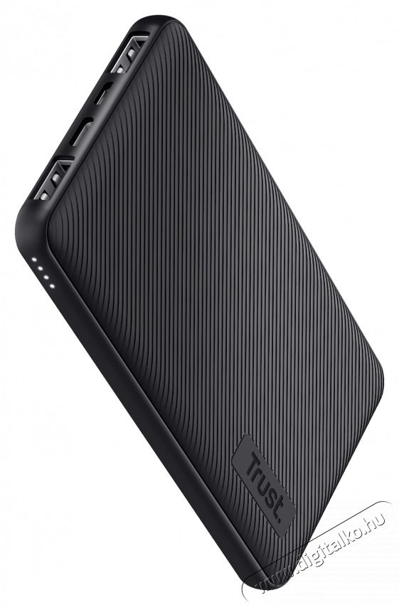 Trust Primo Eco 10000mAh fekete power bank Mobil / Kommunik&aacute;ci&oacute; / Smart - Powerbank / K&uuml;lső akkumul&aacute;tor &eacute;s t&ouml;ltő - 514838