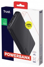 Trust Primo Eco 15000mAh fekete power bank Mobil / Kommunik&aacute;ci&oacute; / Smart - Powerbank / K&uuml;lső akkumul&aacute;tor &eacute;s t&ouml;ltő - 514873