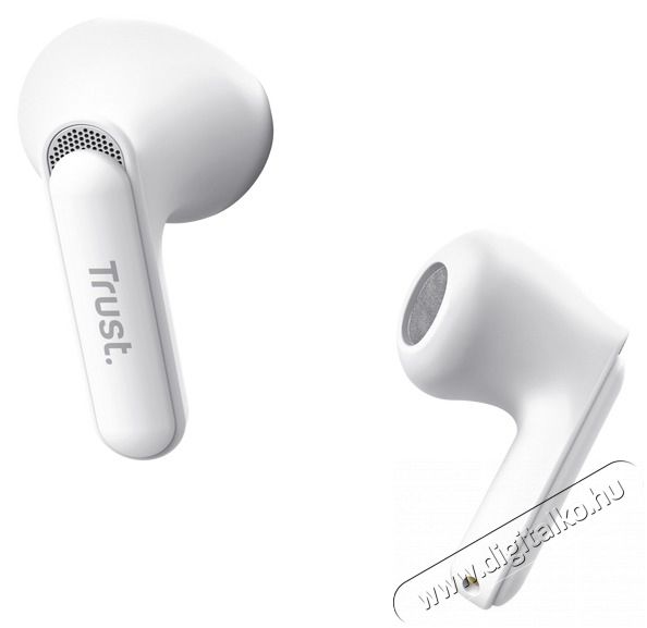 Trust Yavi ENC True Wireless Bluetooth feh&eacute;r f&uuml;lhallgat&oacute; Audio-Video / Hifi / Multim&eacute;dia - F&uuml;l &eacute;s Fejhallgat&oacute;k - F&uuml;lhallgat&oacute; - 514872
