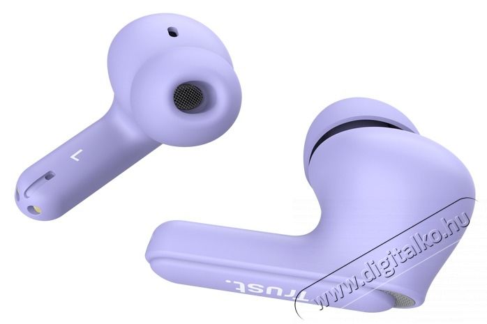 Trust Yavi ENC True Wireless Bluetooth lila f&uuml;lhallgat&oacute; Audio-Video / Hifi / Multim&eacute;dia - F&uuml;l &eacute;s Fejhallgat&oacute;k - F&uuml;lhallgat&oacute; - 514871