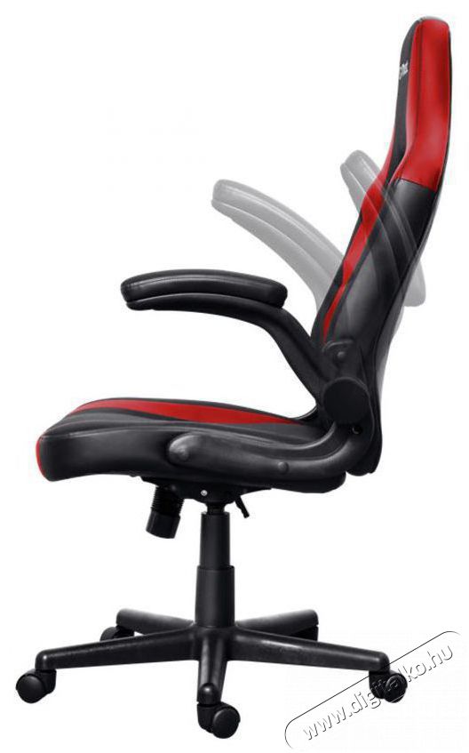 Trust GXT703R RIYE Gaming Chair, piros Iroda &eacute;s sz&aacute;m&iacute;t&aacute;stechnika - Egy&eacute;b sz&aacute;m&iacute;t&aacute;stechnikai term&eacute;k - 518463