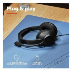 Trust AYDA MAX USB-ENC Audio-Video / Hifi / Multim&eacute;dia - F&uuml;l &eacute;s Fejhallgat&oacute;k - Fejhallgat&oacute; - 519238