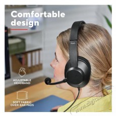 Trust AYDA MAX USB Audio-Video / Hifi / Multim&eacute;dia - F&uuml;l &eacute;s Fejhallgat&oacute;k - Fejhallgat&oacute; - 519239