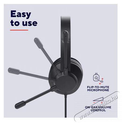 Trust AYDA MAX USB Audio-Video / Hifi / Multim&eacute;dia - F&uuml;l &eacute;s Fejhallgat&oacute;k - Fejhallgat&oacute; - 519239