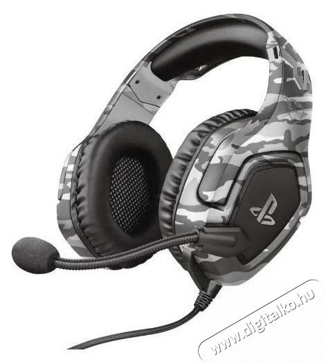 Trust GXT 488 Forze PS4 Grey Audio-Video / Hifi / Multim&eacute;dia - F&uuml;l &eacute;s Fejhallgat&oacute;k - Fejhallgat&oacute; - 519235