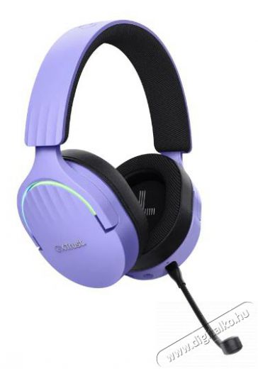 Trust GXT491P FAYZO, lila Audio-Video / Hifi / Multim&eacute;dia - F&uuml;l &eacute;s Fejhallgat&oacute;k - Fejhallgat&oacute; - 519237