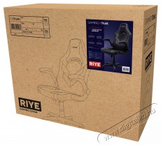Trust GXT703 RIYE Gaming Chair, fekete Iroda &eacute;s sz&aacute;m&iacute;t&aacute;stechnika - Egy&eacute;b sz&aacute;m&iacute;t&aacute;stechnikai term&eacute;k - 520224