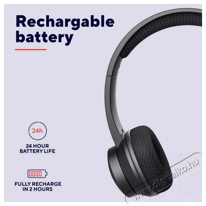 Trust AYDA ANC Audio-Video / Hifi / Multim&eacute;dia - F&uuml;l &eacute;s Fejhallgat&oacute;k - Fejhallgat&oacute; mikrofonnal / headset - 526523