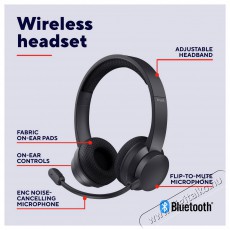 Trust AYDA ANC Audio-Video / Hifi / Multim&eacute;dia - F&uuml;l &eacute;s Fejhallgat&oacute;k - Fejhallgat&oacute; mikrofonnal / headset - 526523