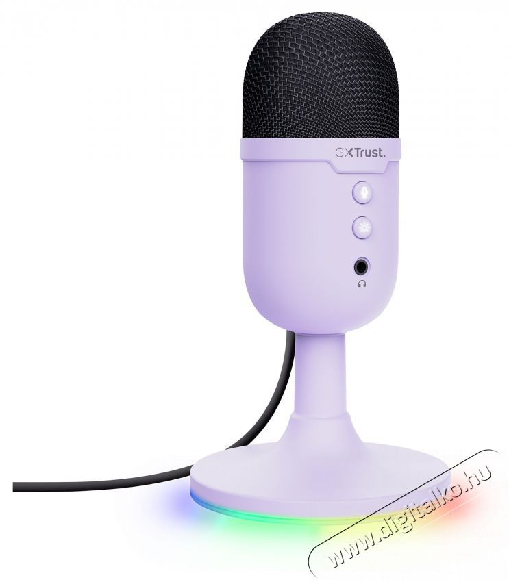 Trust GXT 234P Yunix USB Microphone - lila Fot&oacute;-Vide&oacute; kieg&eacute;sz&iacute;tők - Mikrofon - &Eacute;nek &eacute;s hangszer mikrofon - 526527