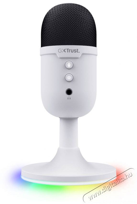 Trust GXT 234W Yunix USB Microphone - feh&eacute;r Fot&oacute;-Vide&oacute; kieg&eacute;sz&iacute;tők - Mikrofon - &Eacute;nek &eacute;s hangszer mikrofon - 526526