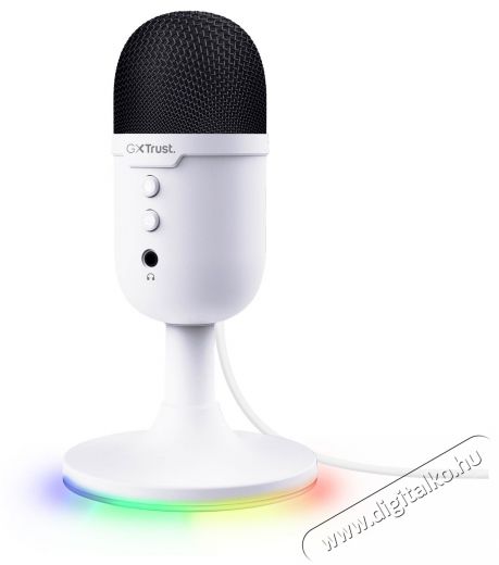 Trust GXT 234W Yunix USB Microphone - feh&eacute;r Fot&oacute;-Vide&oacute; kieg&eacute;sz&iacute;tők - Mikrofon - &Eacute;nek &eacute;s hangszer mikrofon - 526526