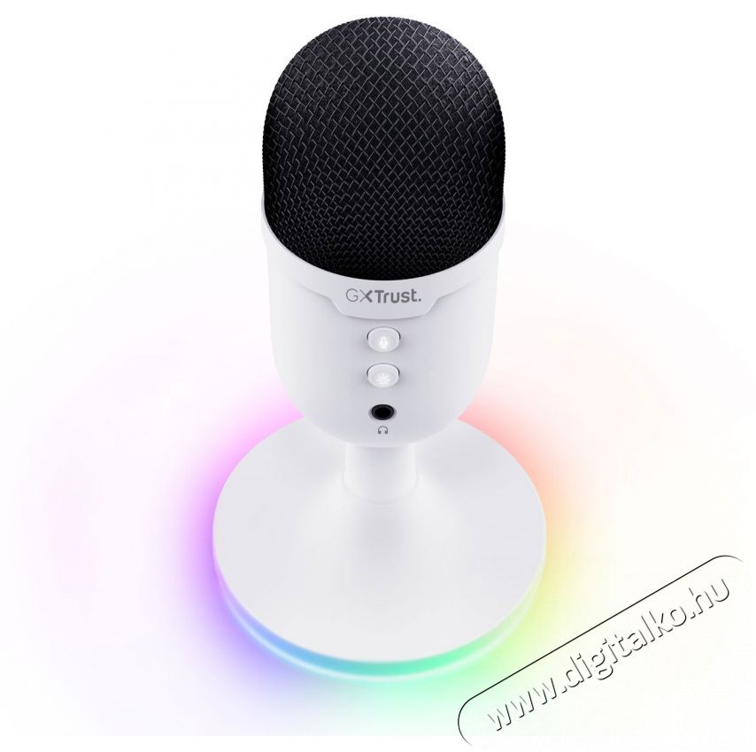 Trust GXT 234W Yunix USB Microphone - feh&eacute;r Fot&oacute;-Vide&oacute; kieg&eacute;sz&iacute;tők - Mikrofon - &Eacute;nek &eacute;s hangszer mikrofon - 526526